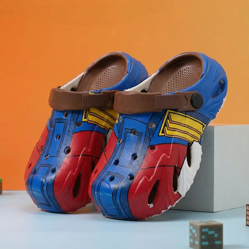 2-12Y Children's Eva Clogs Sandals Summer Mixed Color Fashion Beach Slippers for Boys Girls Kid's Garden Shoes H99-24