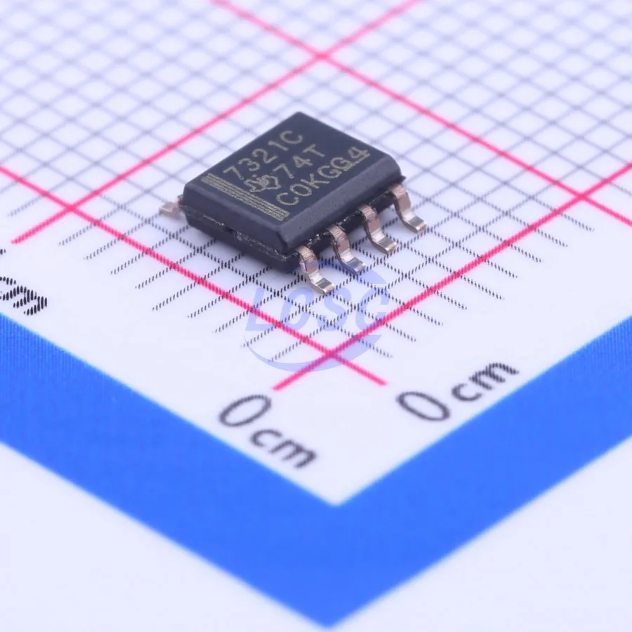 10Pcs/Lot Original 7321C 3000Vrms 2 Channel 25Mbps CMTI SOIC-8 Robust EMC Low Power Digital Isolators ISO7321CDR
