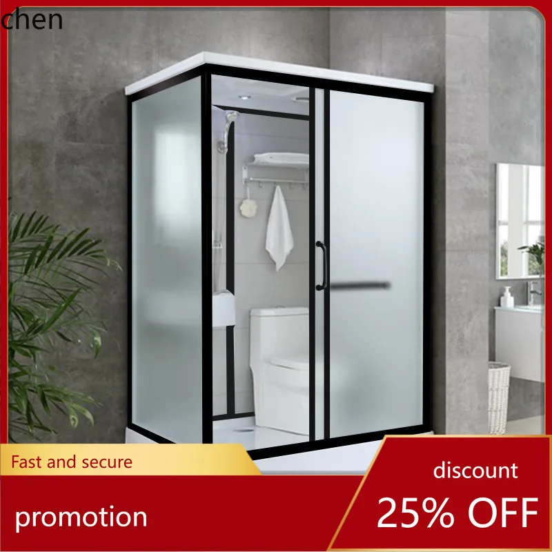 

HT Factory Direct Sales Integrated Shower Room with Integrated Toilet, Dry-Wet Separation Bathroom, Rural Shower Room
