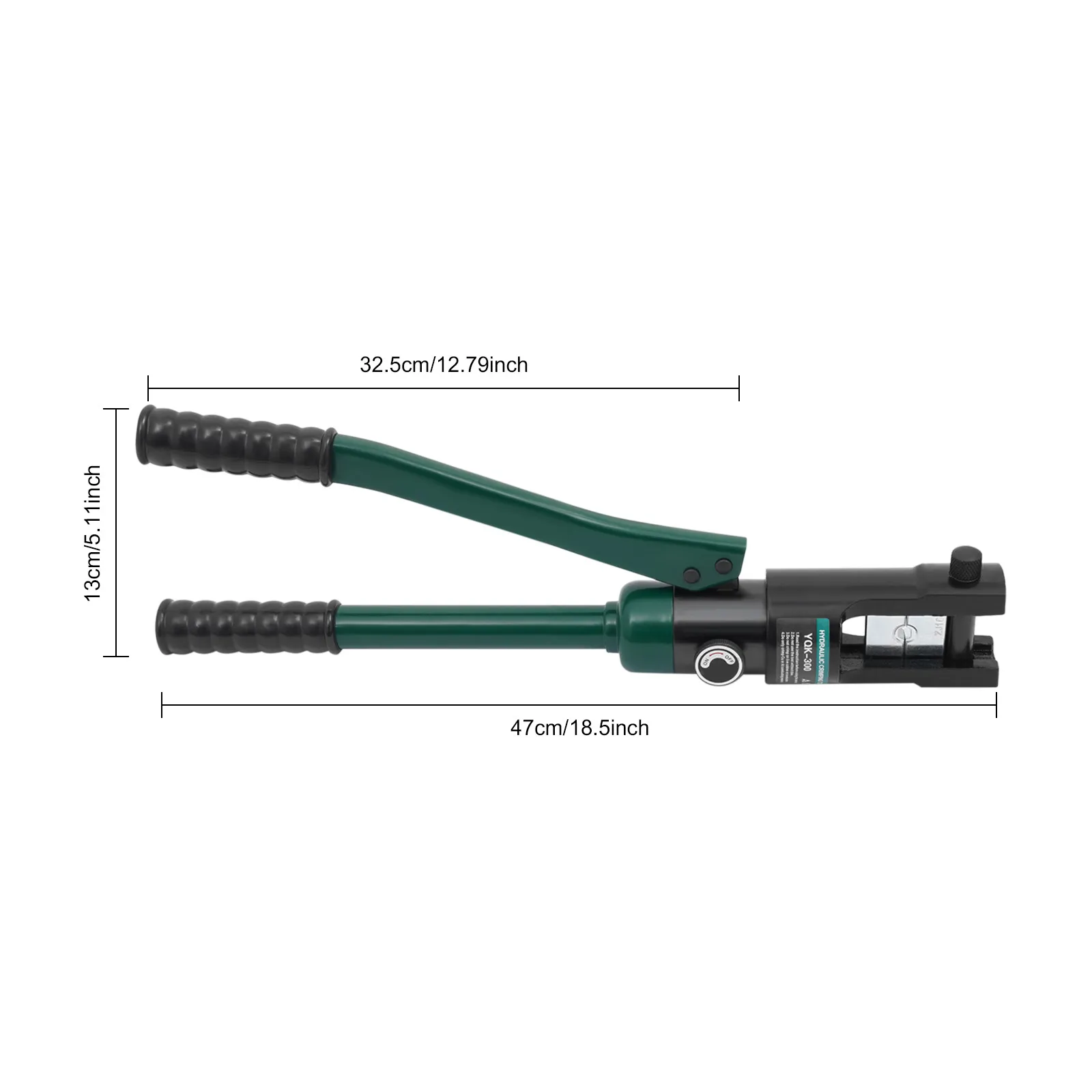 47*13cm Handbetriebenes Hydraulisches Crimpwerkzeug, Crimpzange mit 11 Paar Pressbacken – Detail 5