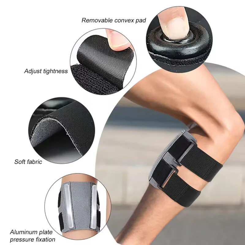 1pc Sciatic Nerve Pain Relief Device Removable Pressure Pads, Knee Brace for Sciatica Ease, Sciatic Nerves Compression Upgraded
