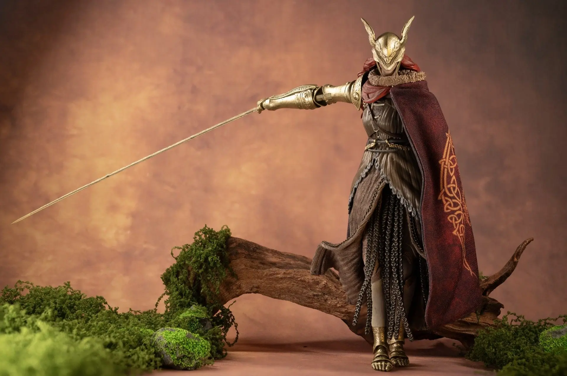【Apenas Vestuário】Acessórios de saia marrom miniatura Valkyrie, feitos à mão, em escala 1/12, para personagens de jogos clássicos, para figuras de açã