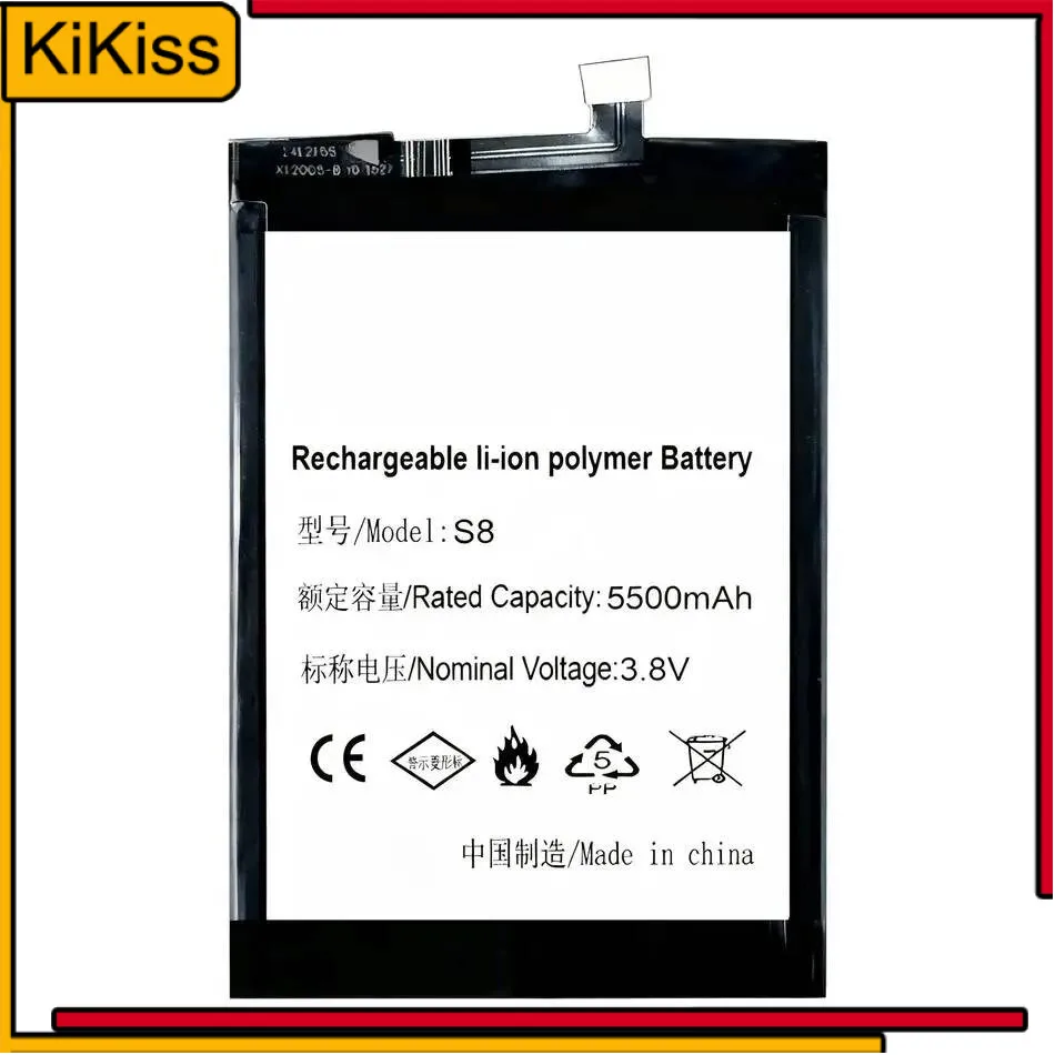 

For Vkworld S8 MTK6750T S8 For 5500mAh Environmentally Friendly Mobile Phone Battery