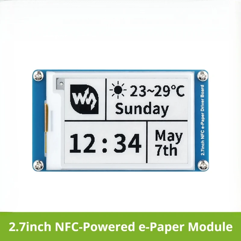 2.7inch Passive NFC-Powered E-Paper Module Wireless NFC Display Refreshing