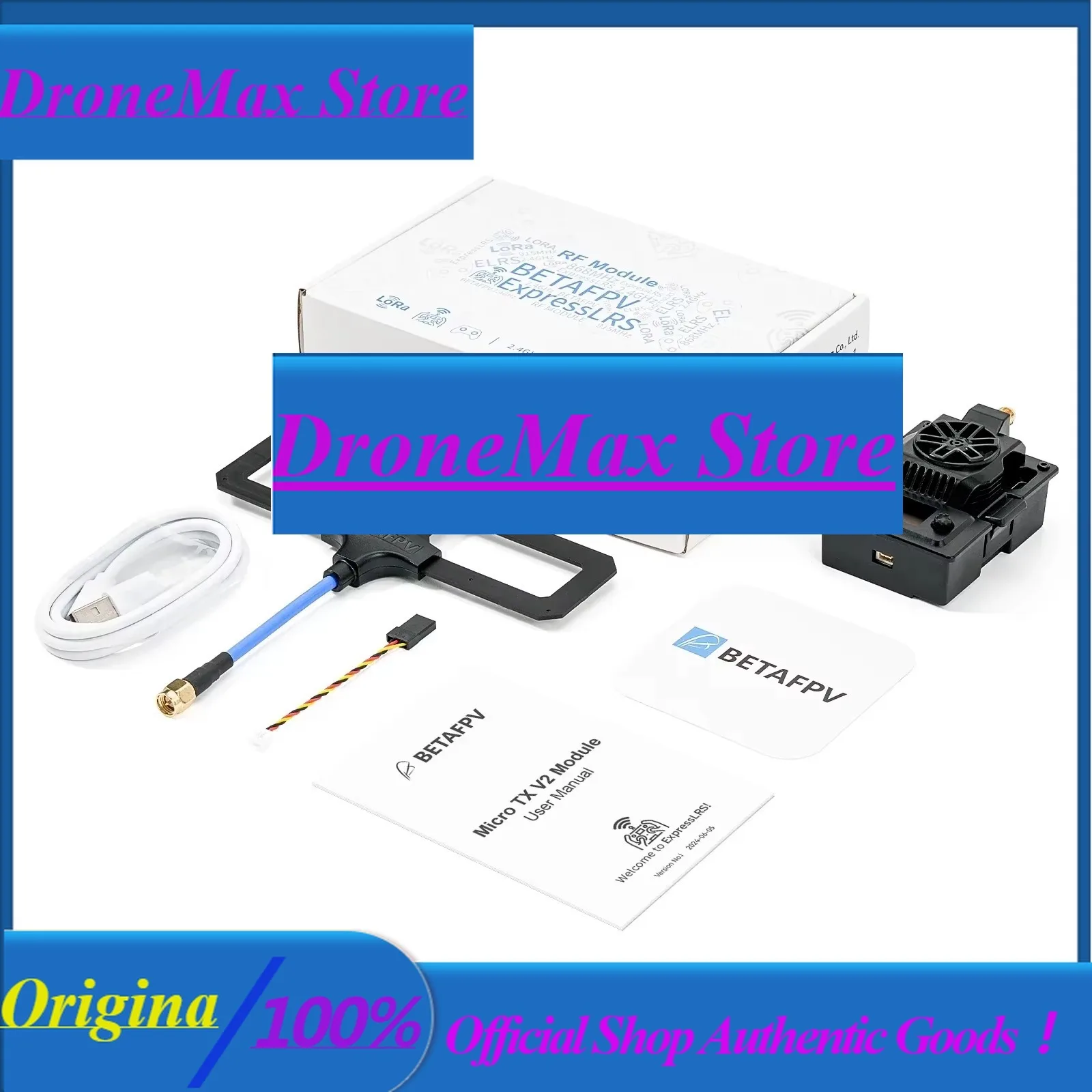 DroMaBETAFPV ELRS Micro V2 1W TX Module Micro TX Module ELRS 2.4G 915MHz 868MHz