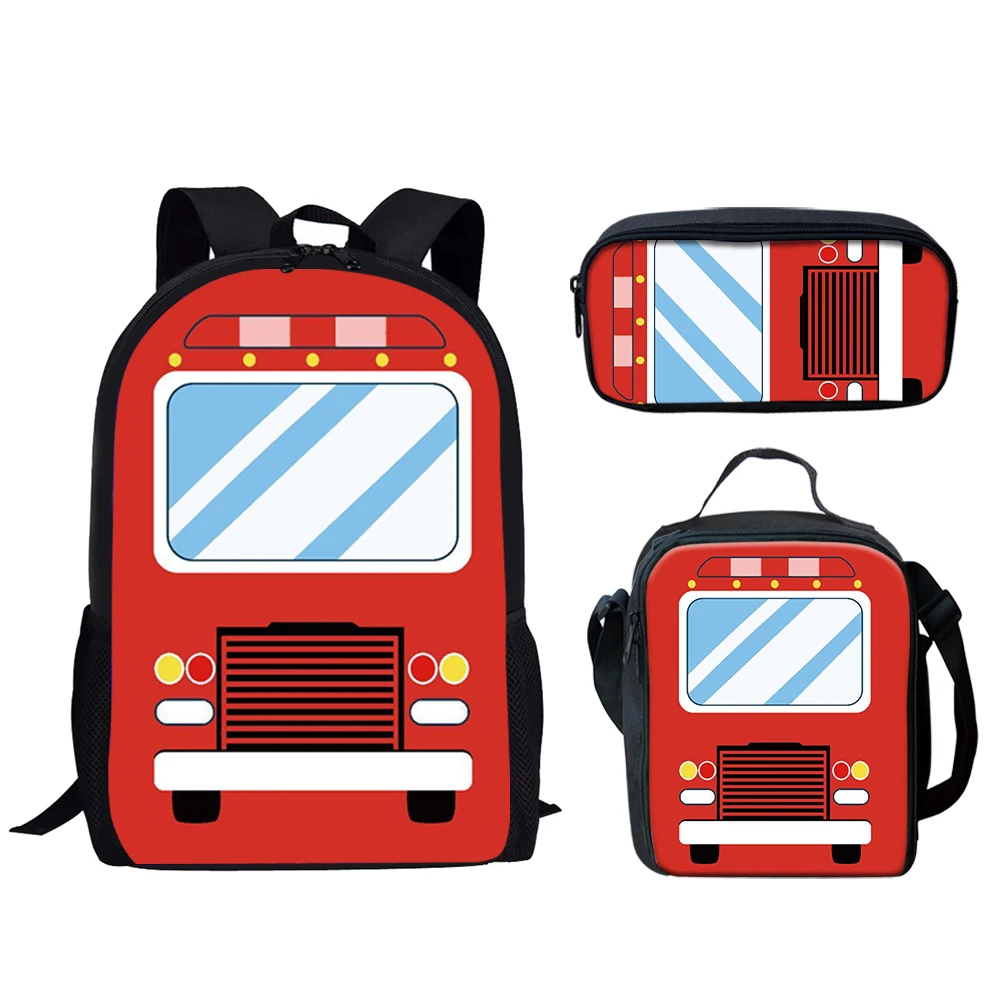 

Belidome Cartoon Car Design 3Pcs School Bags Set for Teen Boys Girls Schoolbags Backpack for Student Bookbag Mochila Infantil