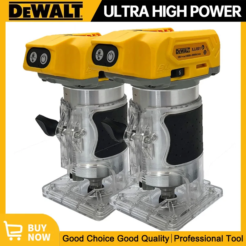 

Dewalt Brushless 33000RPM Electric Trimmer Cordless Woodworking Trimming Machine Wood Router Milling Engraving Slotting Machine