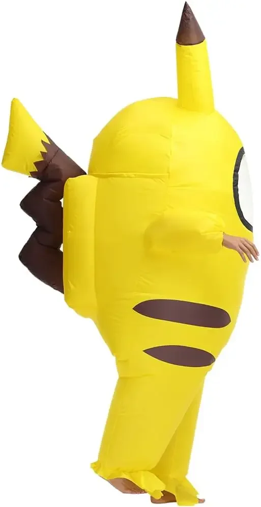 Miniso Adults Yellow Pikachu Inflatable Costume For Adult Funny Inflatable Halloween Costumes Astronaut Inflable Costume - Image 4