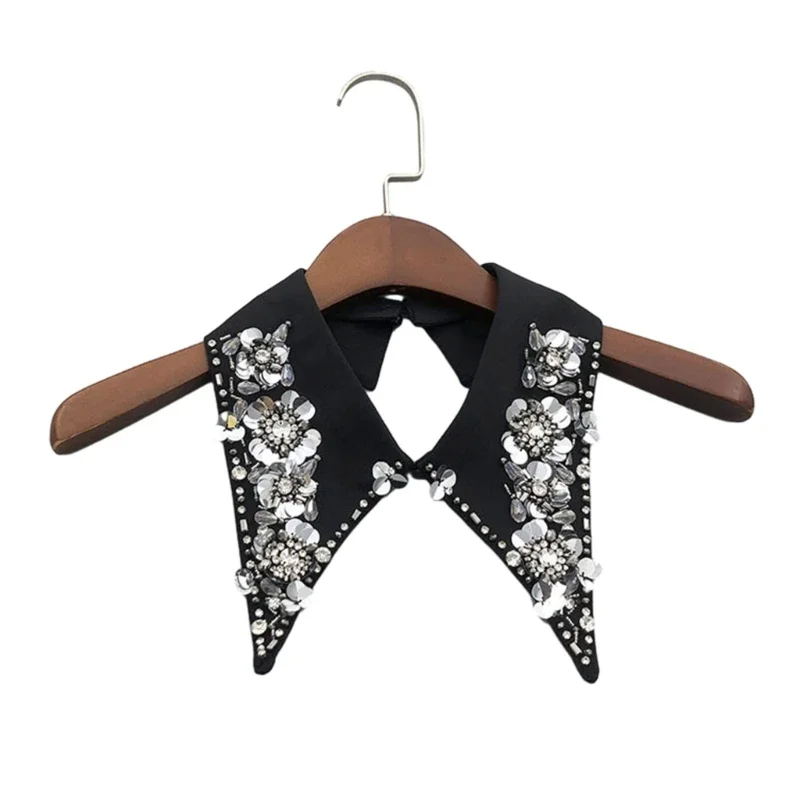 Collar Shawl Encrusted Jeweled Shawl for Cheongsam Qipao Women Collar