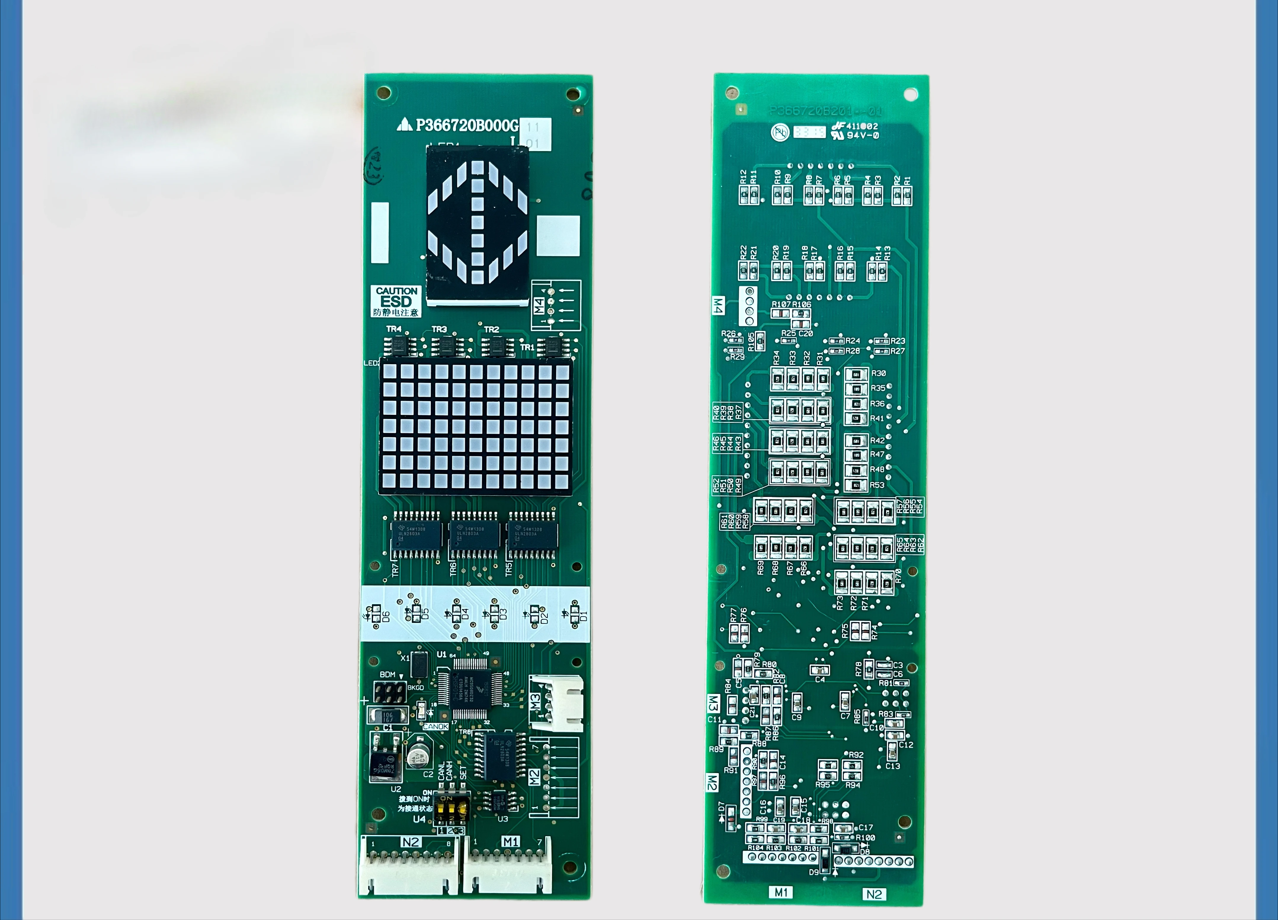 Mitsubishi elevator accessories, Lingyun-3 dot matrix outbound call display board P366720B000G01