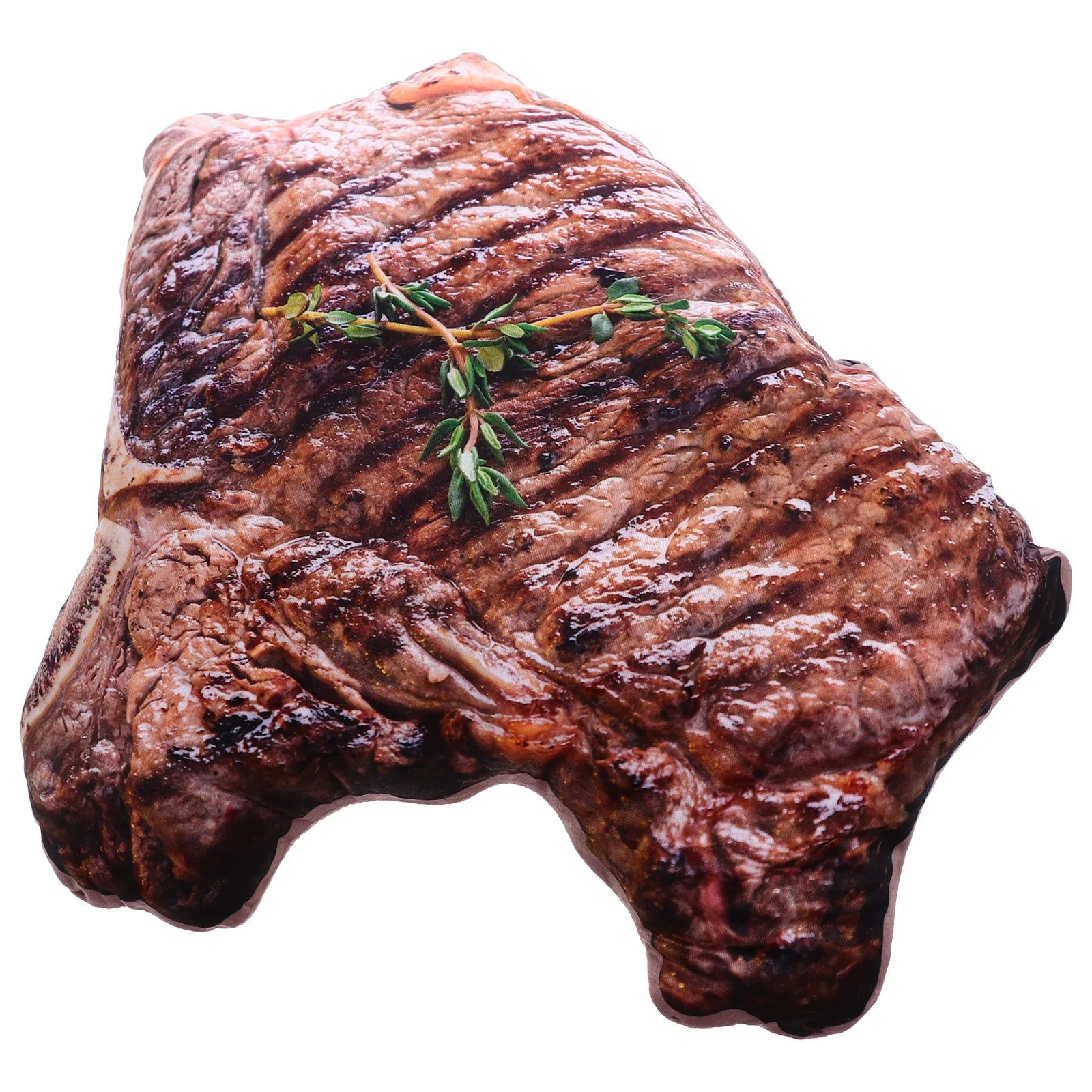 Steak Pillow Toys Swaddles Decorative Cushion Design Stuffed Around Hugging Food Pp Cotton Shape