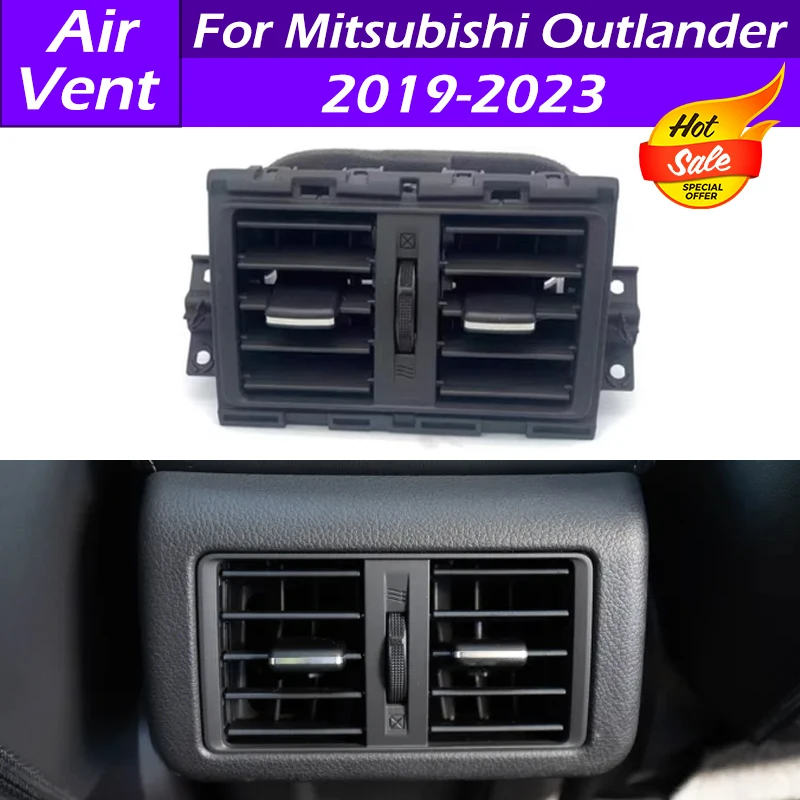 8030A391 Car Rear Air Outlet Console Air Vent Air Conditioner Outlet AC Vent For Mitsubishi Outlander 2019 2020 2021 2022 2023