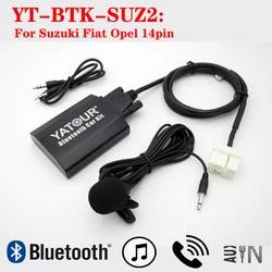 Hi fi Yatour BTK Qualcomm Bluetooth music receiver with Microphone phone call handsfree for Suzuki Aerio Ignis Jimny Swift SX4