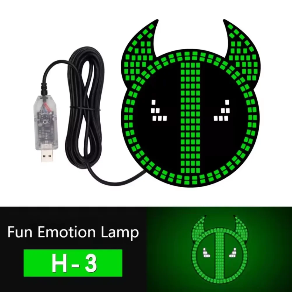 Car USB LED for Devil Eye Light with Multiple Flashing Patterns and Strong Transparent for Vehicle Enhancement