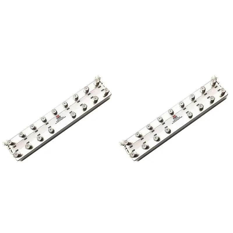2X 5-2400 Mhz 16 Way Out Cable TV Splitter Signal Booster Distribution For RF Signal Mixer Satellite TV Splitter