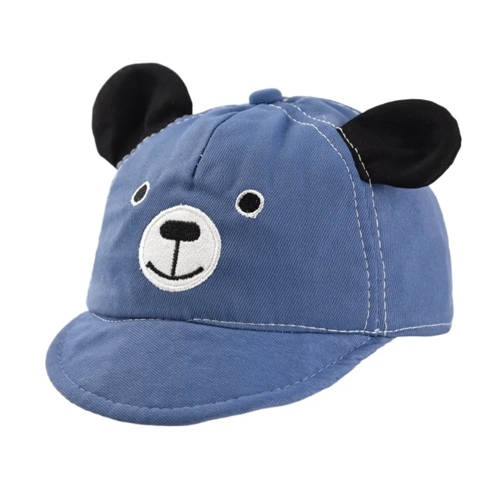 

Детская шапка с милым медведем и защитой от ультрафиолета, полиэстер, несколько цветов, детская бейсболка, солнцезащитная шапка, весна-лето