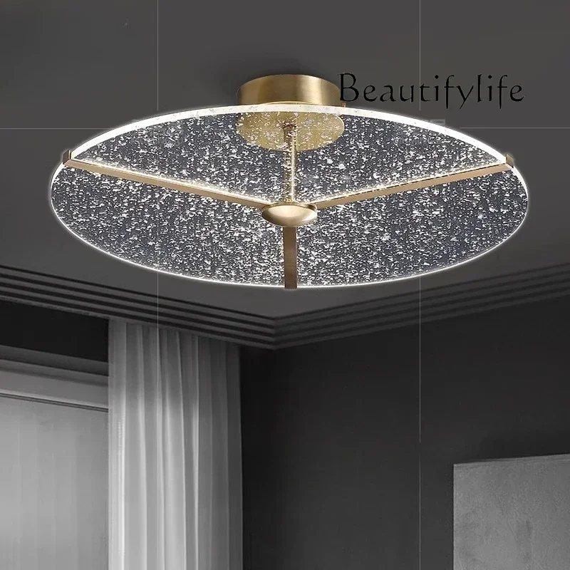 

c X [Fanxing] Designer Post-modern Light Luxury Simple Ceiling Lamp, All-copper Household Bedroom Study Lamp