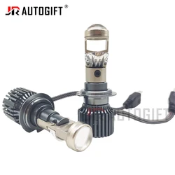 mini h7 lens projector Headlight Bulb Led A80 Headlight With turbo 9005 9006 H8 H9 H11 Headlamp White Aluminum Housing 120W Lamp