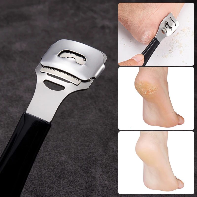 Foot Hard Skin Remover Calluses Foot Care Pedicure Machine with 100pcs Blades Rasp Pedicure Corn Cutter Callus Cuticle Shaver