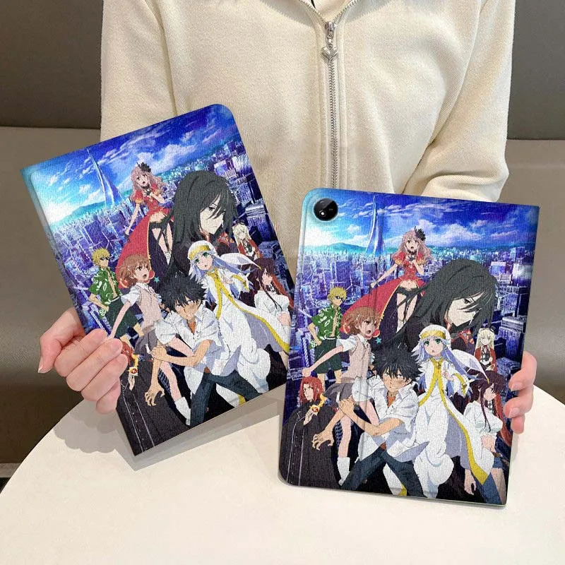 

Anime A Certain Magical Index Tablet Case For Vivo IQOO Pad Air Pad3 IQOO Pad5 Pad2 Pad3 SE Pro 11.5 12.1 12.3 13 Inch