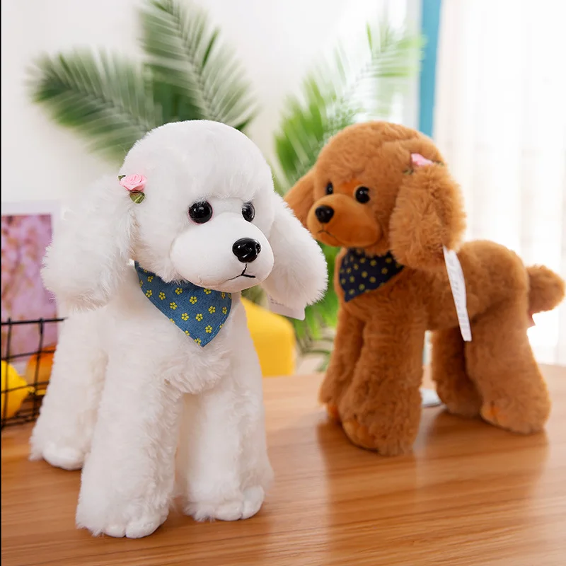 

2023 New Lovely Fluffy Teddy Dog Plush Toy Kawaii Animal Stuffed Toys Doll Pillow Beautiful Gift Funny Christmas Birthday Gifts