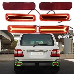 For Lexus LX470 For Toyota Land Cruiser 100 LC100 1998-2007 Car Rear Bumper Reflector Brake Lamp Marker Light