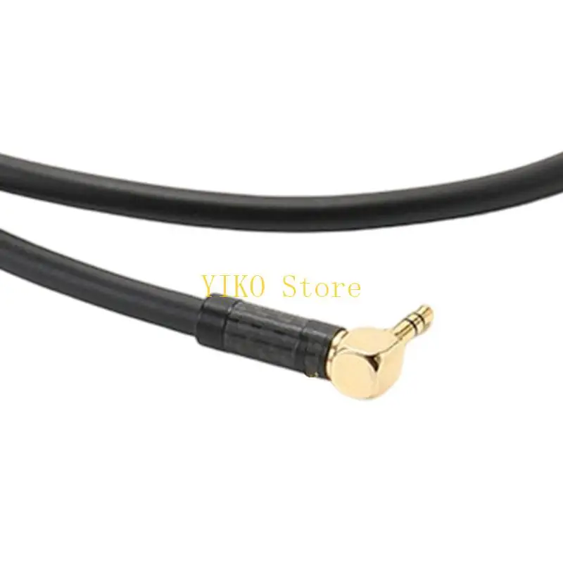 K32C Earphone Cable 3.5Mm Male to Male Headsets Wire 19.69in Long with Ferrite Cores for Speaker Amplifier Mixer Playbacks