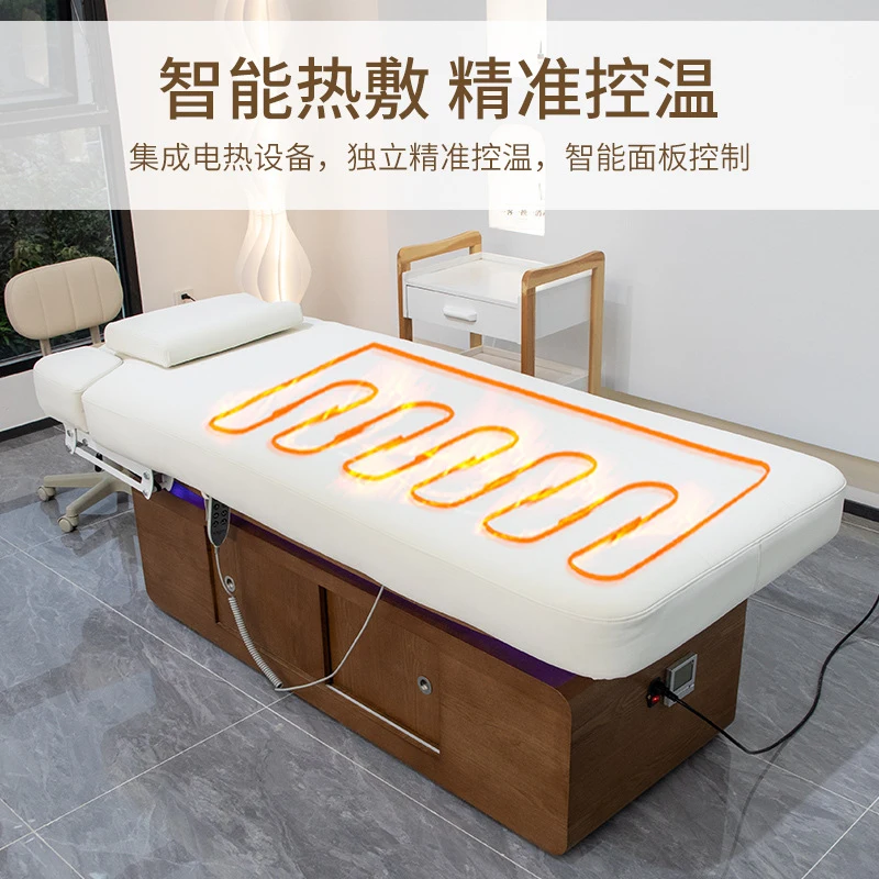 Massage Table & Bed,Beauty Salon Furniture,Adjustable Beauty Salons, Popular Multi-Functional Heated Massage Therapy And Micro-S