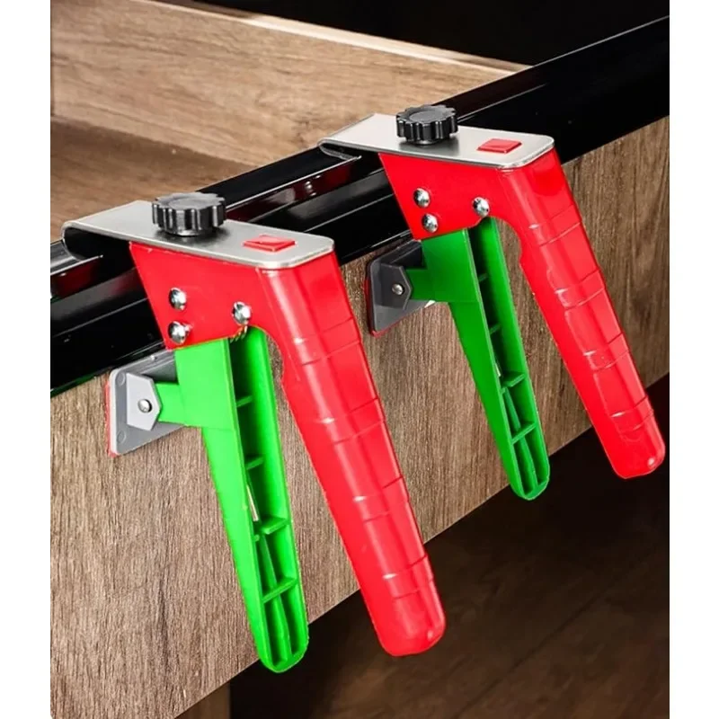 Press Type Quick Drawer Clamp Drawer Panel Installation Clip Woodworking Panel Mounting Clip Carpentry Cabinet DIY Auxiliary Jig