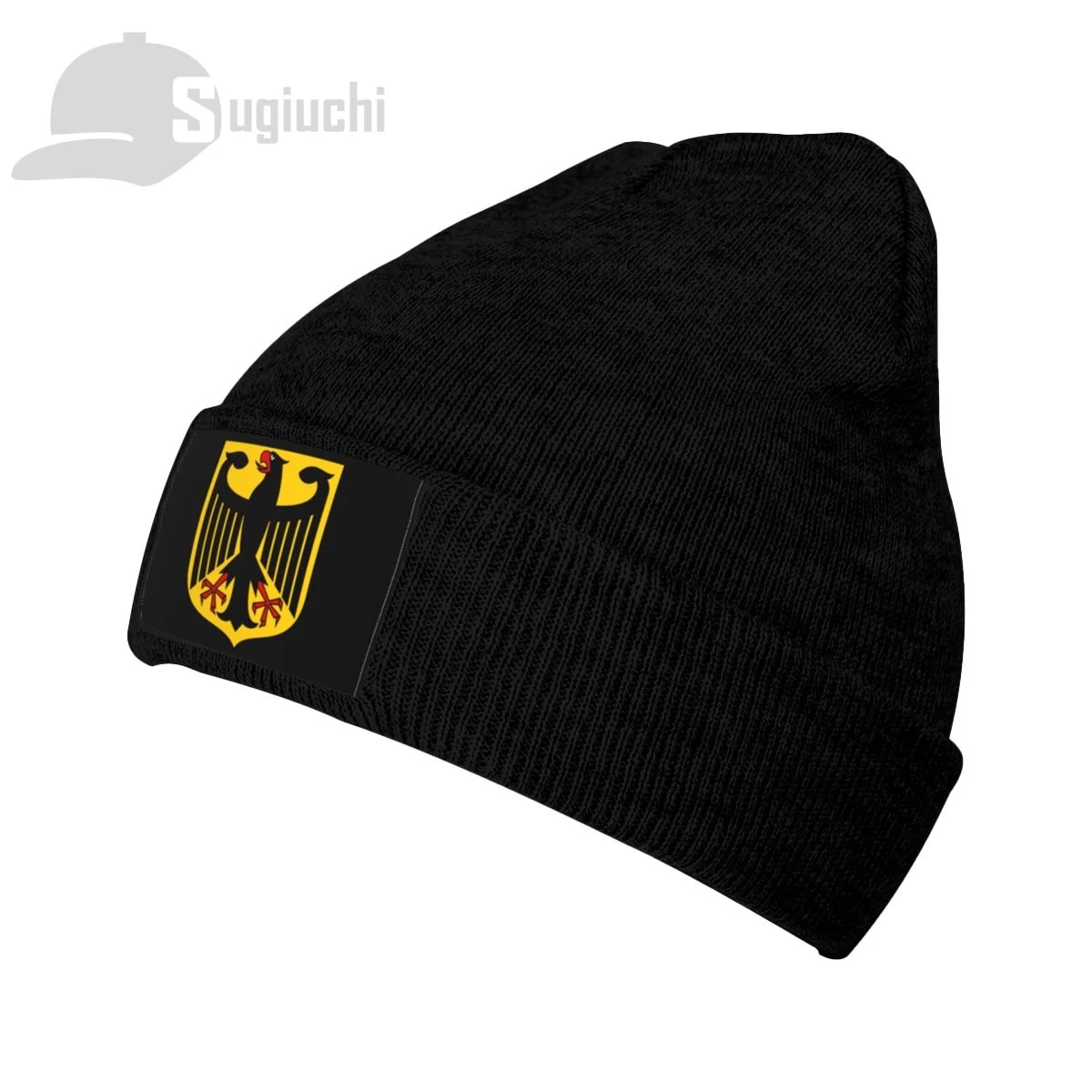 

Emblem Of Germany Country Top Print Men Women Unisex Knitted Hat Winter Autumn Beanie Cap Warm Bonnet