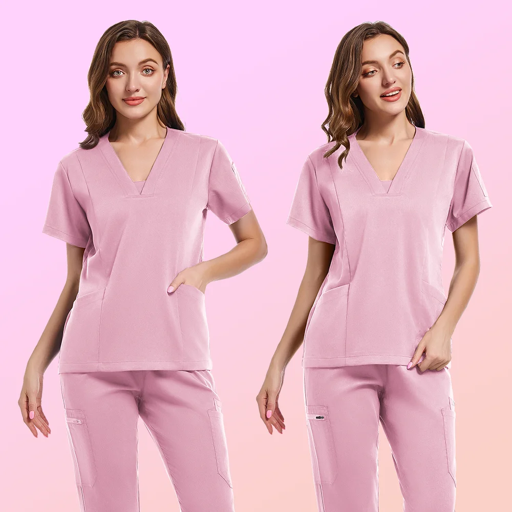 Venta al por mayor, uniforme médico para quirófano, conjunto de gomas de trabajo para Hospital, suministros médicos, traje de cirugía Dental para enfermera, ropa de trabajo