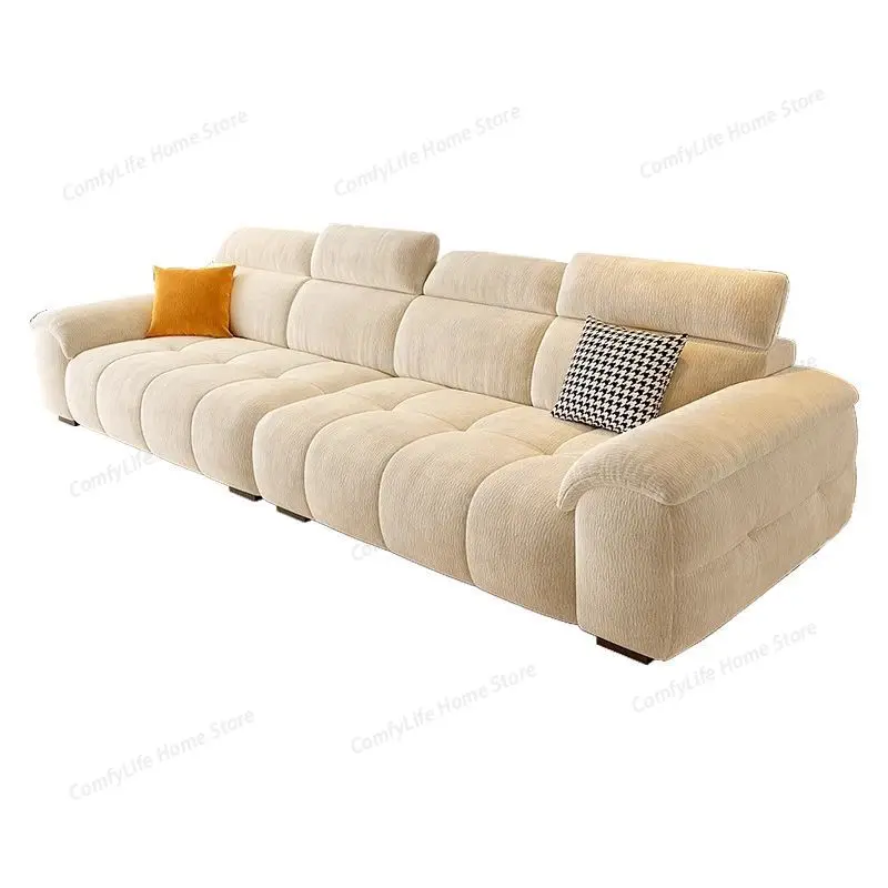 

Comfortable Italian Sofa Cushion Recliner Puff Elegant Sofa Living Room Design Double Divani Da Soggiorno Home Accessories