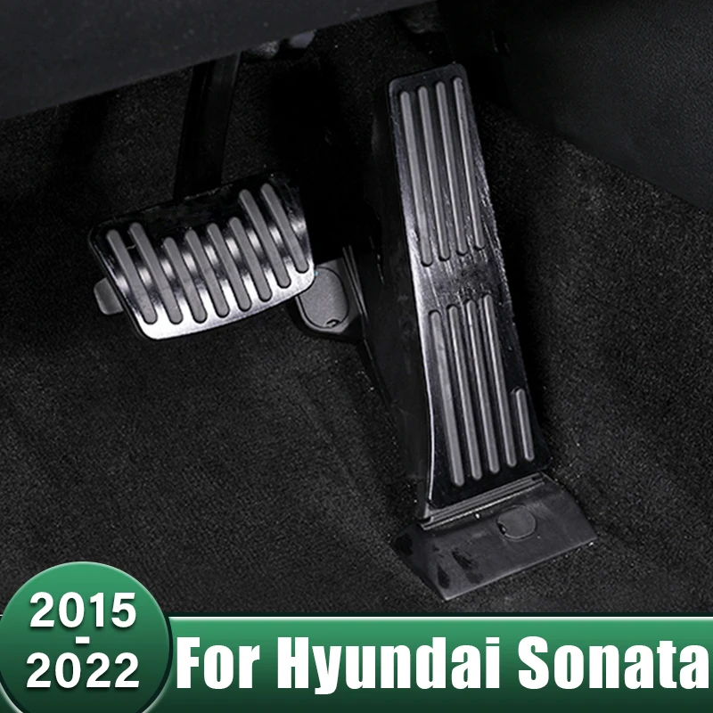 

Car Foot Pedal Fuel Accelerator Brake Pedal Cover Non Slip Pad For Hyundai Sonata LF DN8 2015 2016 2017 2018 2019 2020 2021 2022