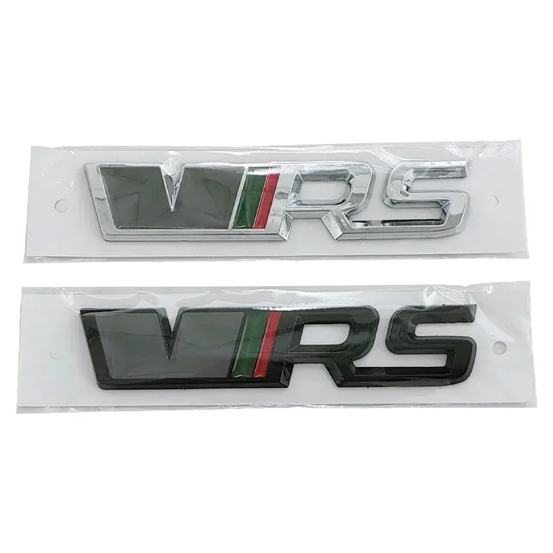 Alloy Car Sticker Rear Trunk Emblem for Skoda VRS Logo Kodiaq Karoq Tour RS Superb Octavia Yeti Fabia 1 Rapid Auto Accessories