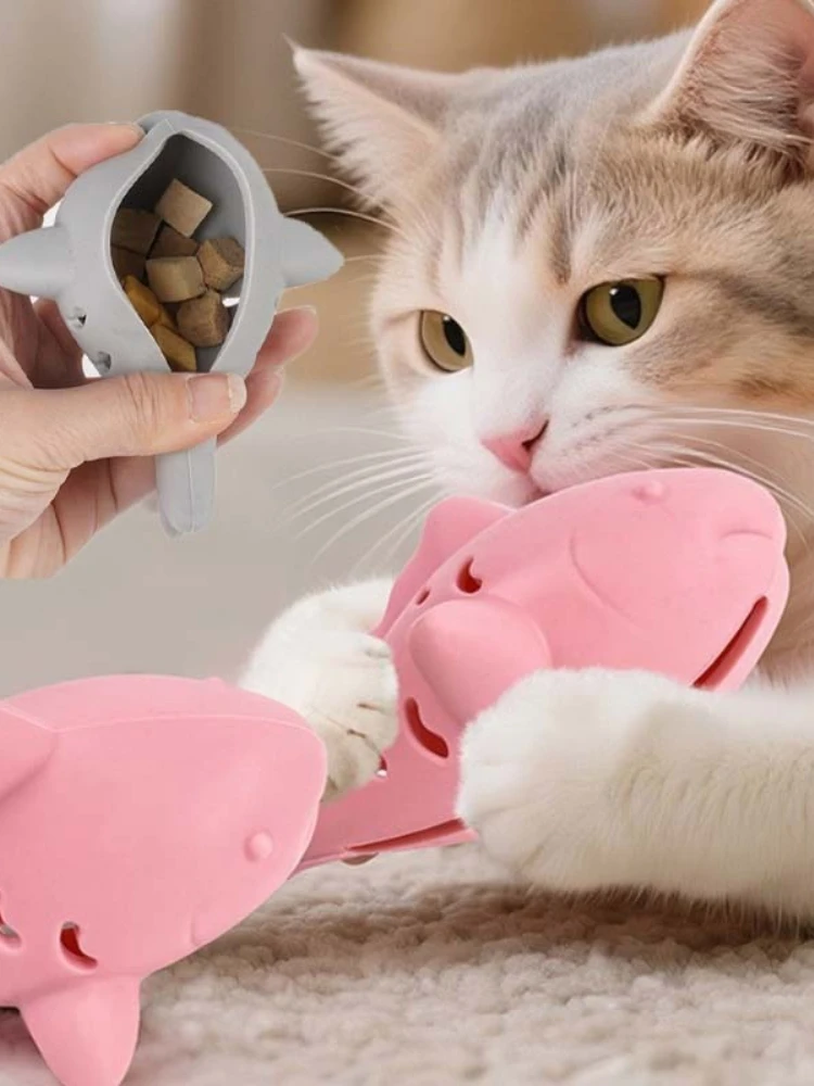 Kat Interactief Kauwspeeltje Huisdier Voedsel Lekkage Gesimuleerde Vis Bijtvast Kitten Speelgoed Tanden Slijpen Kauwen Kat Speelgoed Benodigdheden - afbeelding 2