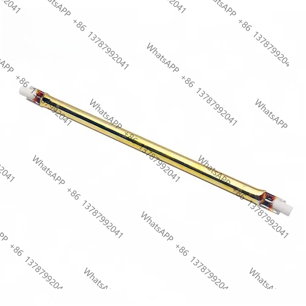 2pcs J189 Infrared Heater Lamp 1000W 220V 189mm R7S Gold Coated Reflector Halogen Quartz Heating Element