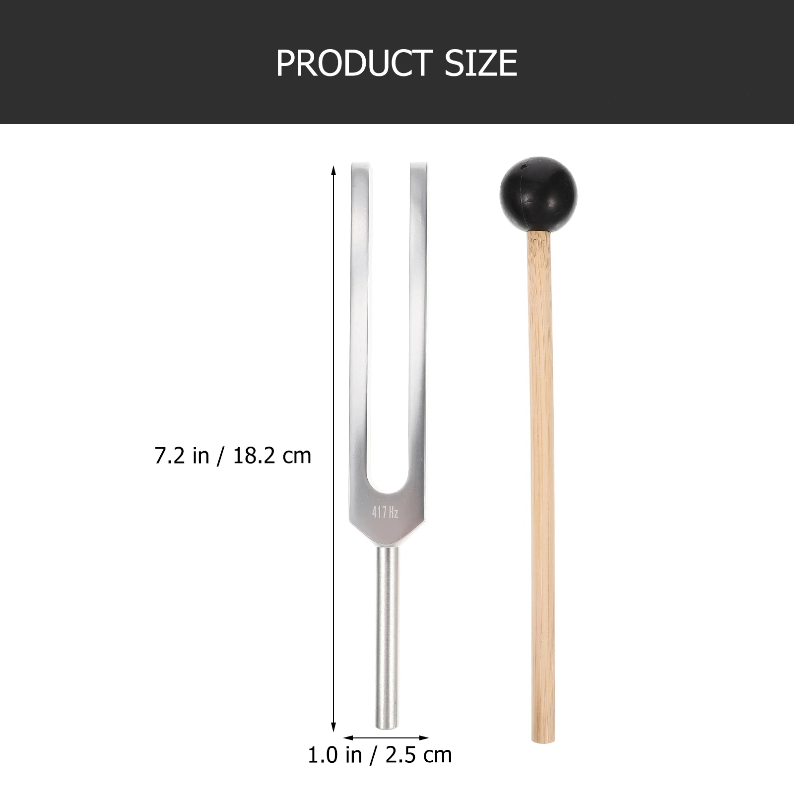 

1 set Tuning Fork Set Aluminum Alloy Healing Chakra Therapy Stress Relief Meditation Energy Work Guitar Accessories for Yoga