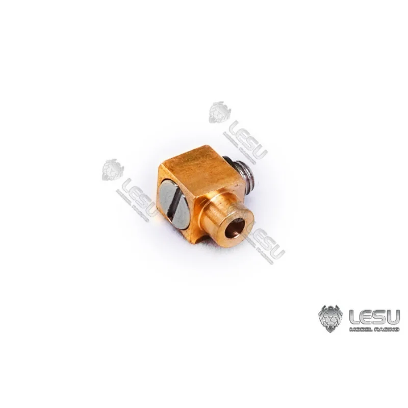 Hydraulic Components Copper Pipe Welding Straight Through Bend Through Excavator Metal Fittings Lesu Y-1530 Rc Accessories