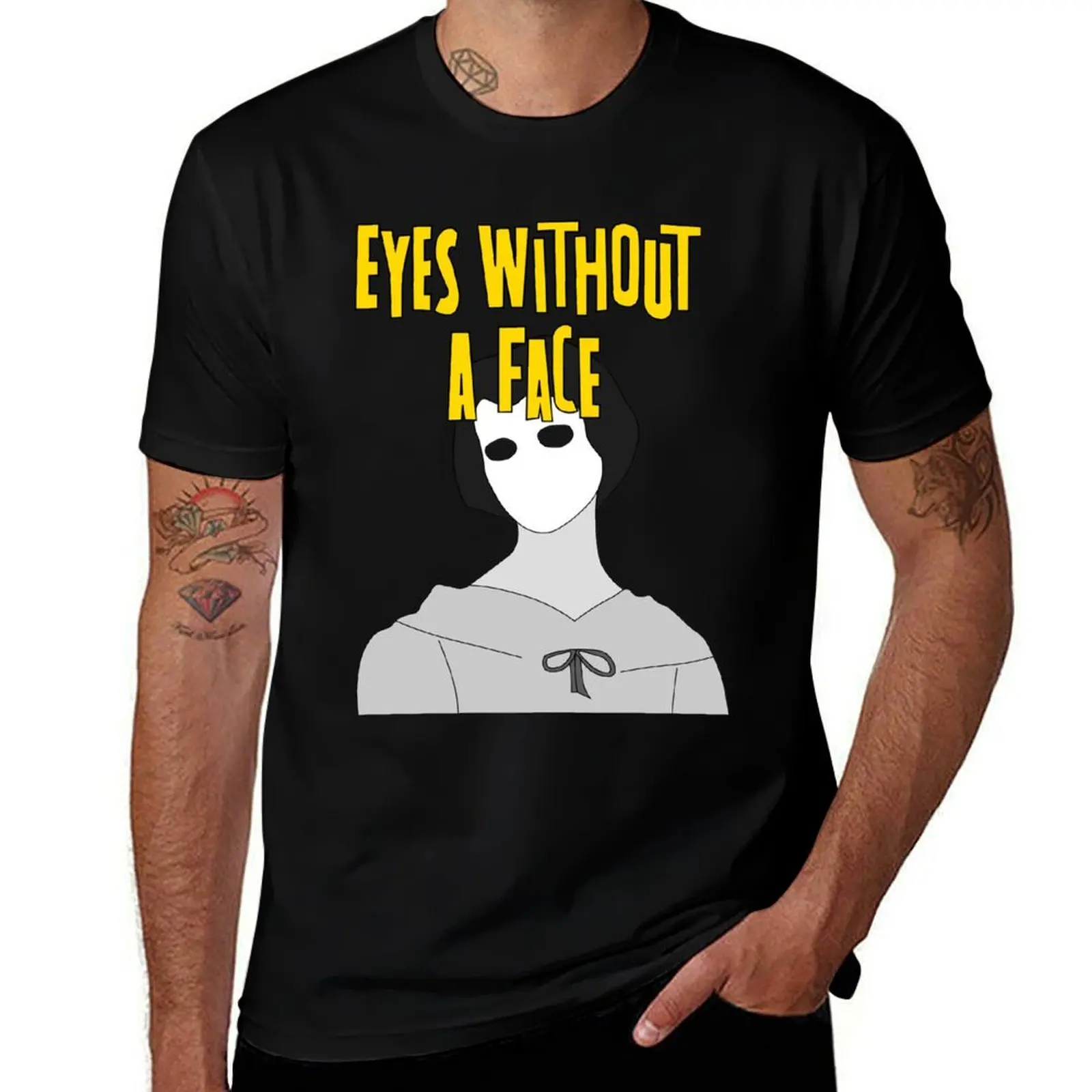 

Eyes Withouts Tee A faces T-Shirt cotton tshirt 100% graphic t shirts for man man t shirt heavy cotton T-Shirt