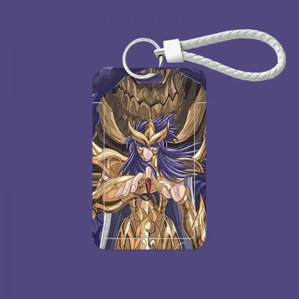 Saint Seiya Omega Slide cover Card sleeve Campus Card Bus Subway card smart cover Keybuckle Bag Pendant Hanging decorations gift