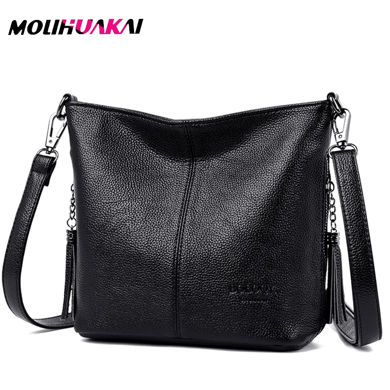 Women Leather Bags Ladies Luxury Shoulder Bags Women\'s Handbag Female Messenger Bag Fashion Crossbody Bags for Women Bolsas Sac