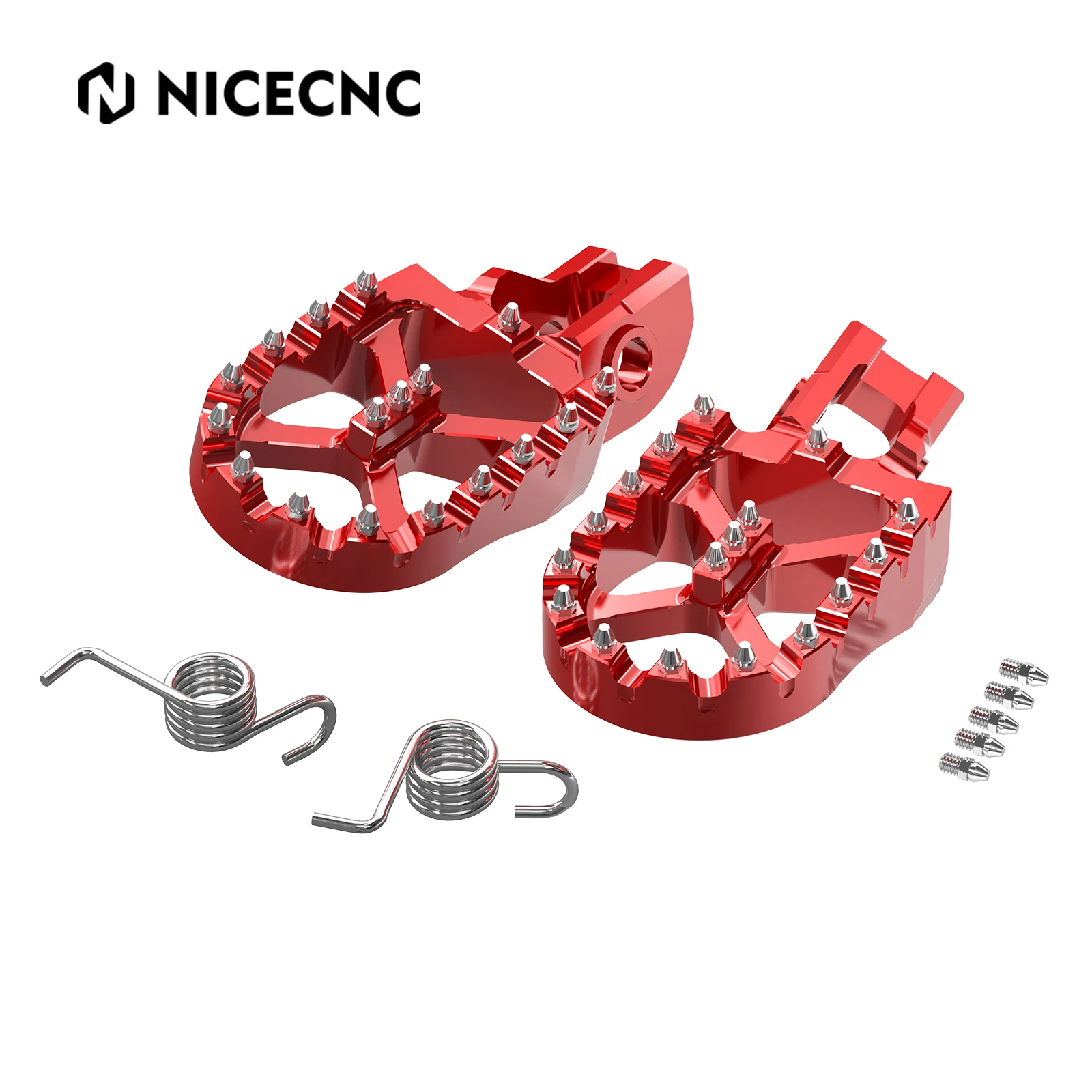 NICECNC Fußrasten 57mm für KTM EXC 300 EXCF 350 2017-2023 und Husqvarna TE 300 250 FE 350 FE 450 FE 501 – Detail 21