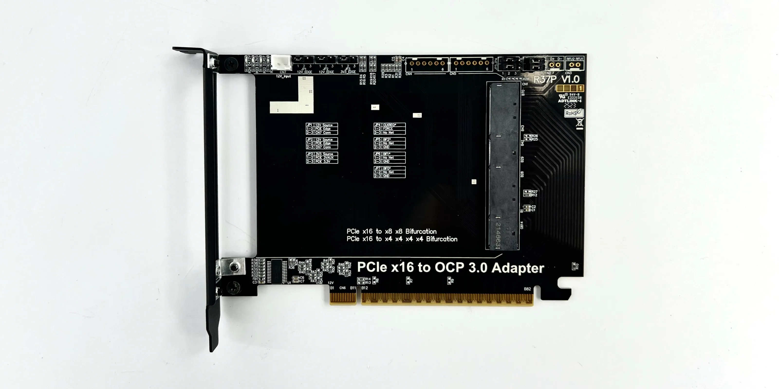 ADT-Link PCIe 4.0 x16 auf OCP NIC3.0 Gen-Z 4C+/SFF-TA-1002 seitliche Adapterkarte, kompatibel mit Gen3/Gen4 Laptop-PC – Detail 4