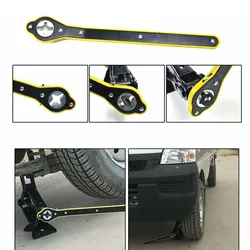 Car Scissor Ratchet Wrench Garage Tire Wheel Lug Wrench Handle Repair Tool For Travel Use And Wheel / Tyre Changes.