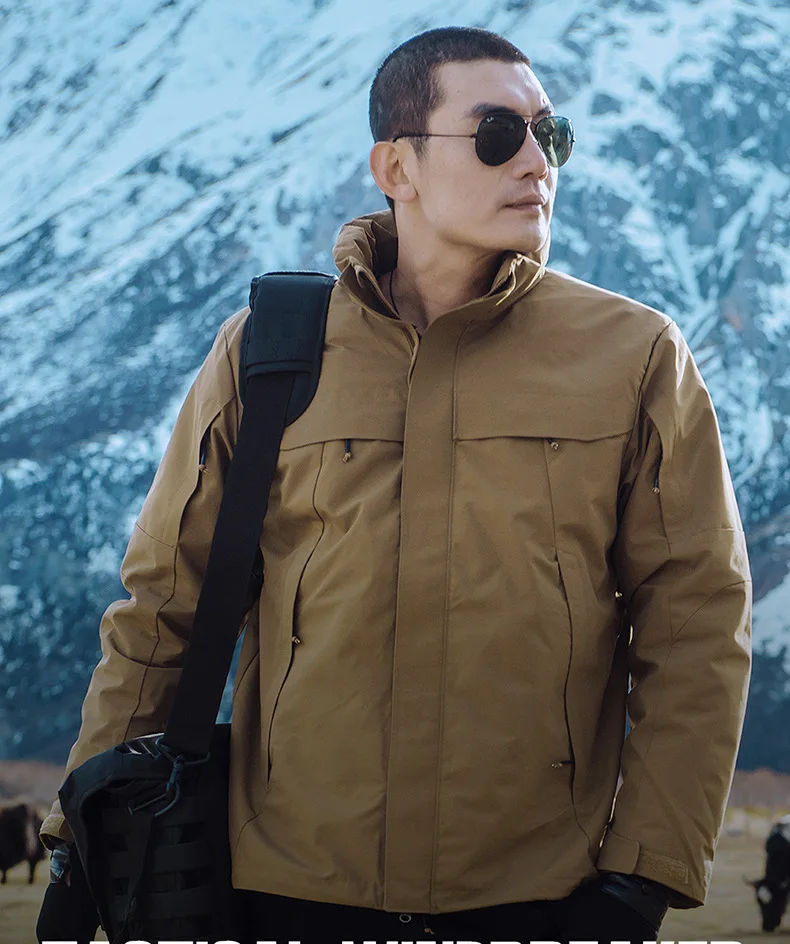 

Tactical Tom outdoor tactical charge jacket, detachable two-piece set, autumn and winter windproof and cold proof clothing