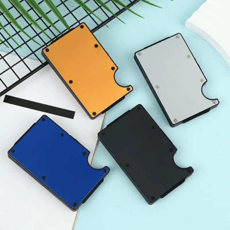 New 1Pcs Resistant Credit Card Holder Money Clip Minimalist Wallet For Men And Women Ultra Thin RFID Wallet