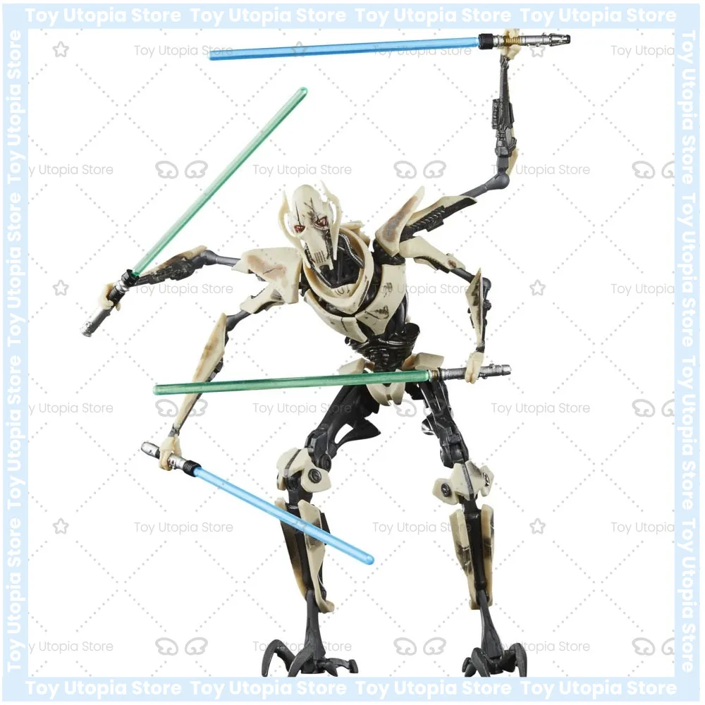Newly Arrived Stock Hasbro Star Wars The Black Series General Grievous 15cm  Anime Figure Model Collection Toy Gift view 3