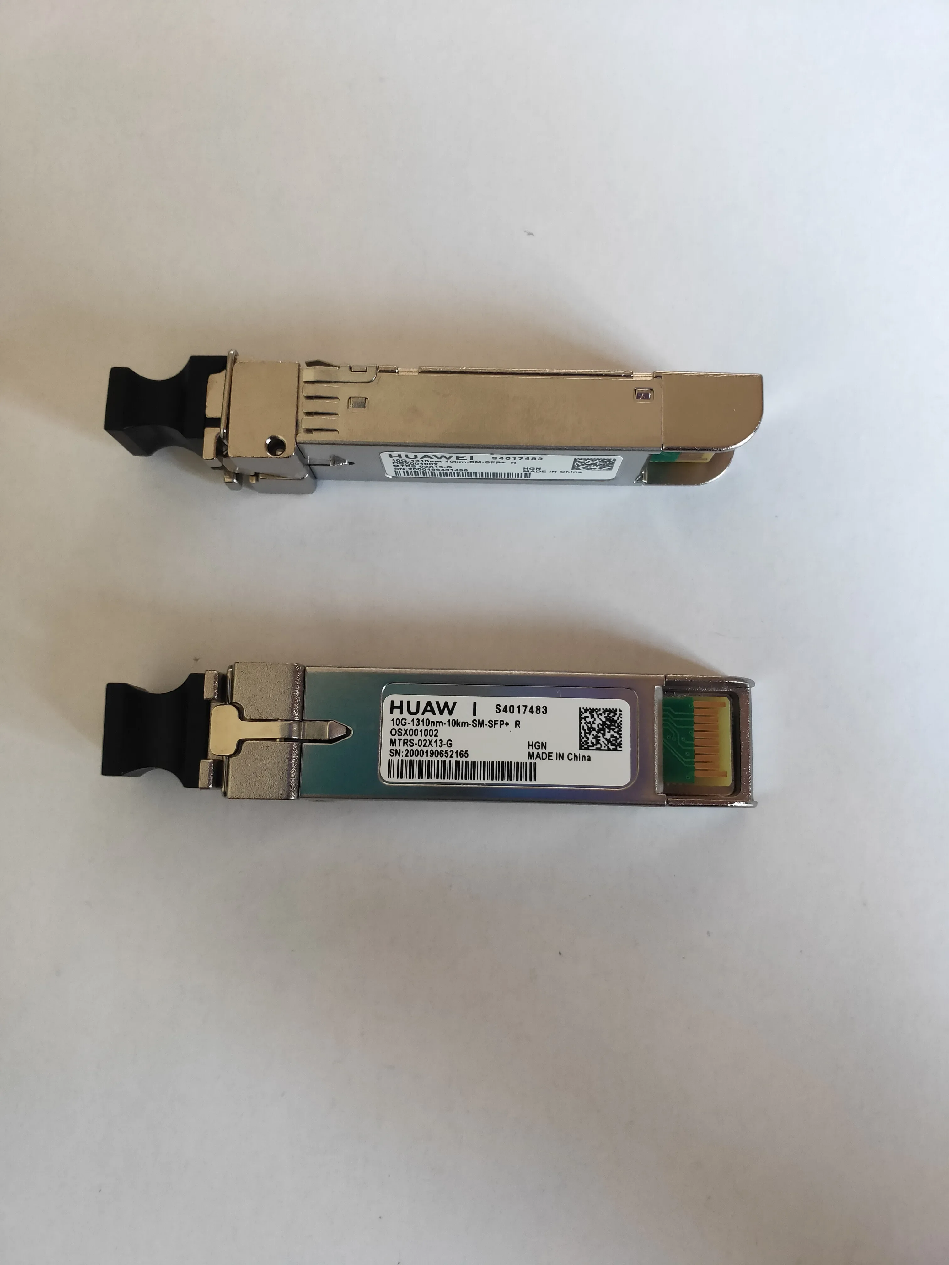 

HUA-WEI 10G SFP Transceiver S4017483 10G-1310NM-10KM-SM-SFP+ OSX001002 MTRS-02X13-G 10GB SFP+ Fiber Switch