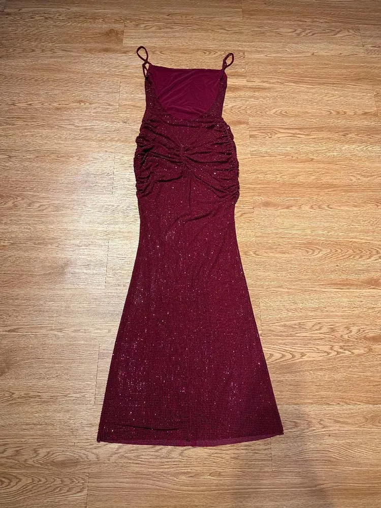 جودة عالية الساخن ختم مثير الحمالات فستان عارية الذراعين 2025 موضة جديدة مخصصة الملابس النسائية #5