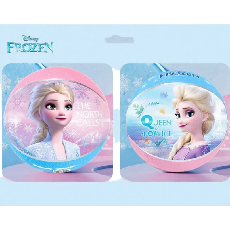 Disney Frozen Elsa Princess Series Sweet and Cute Creative Cartoon Pattern Non-slip and Wear-Resistant Basketball Gift for Kids